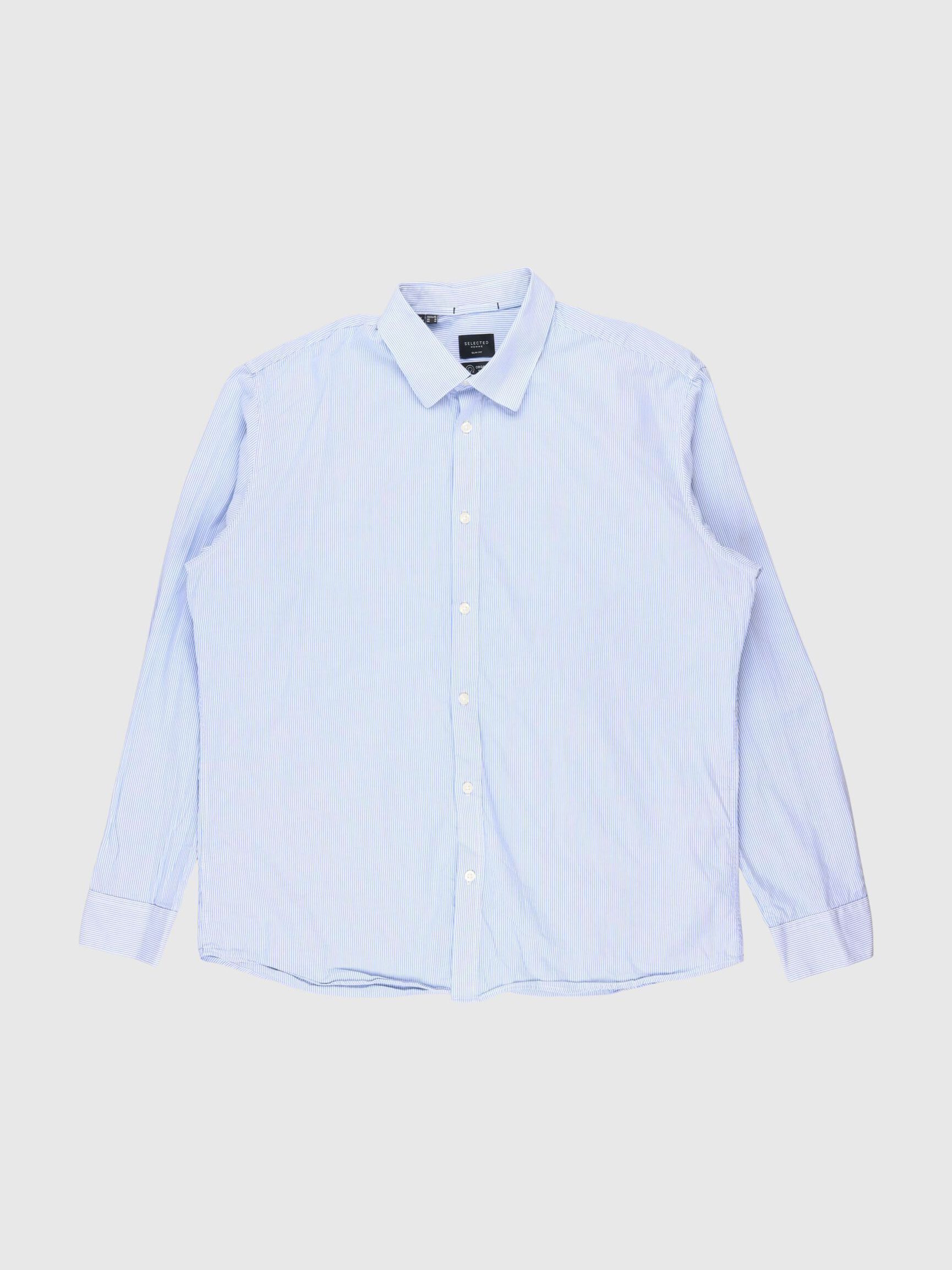 SLIM FIT HEMD, Light Blue, highres
