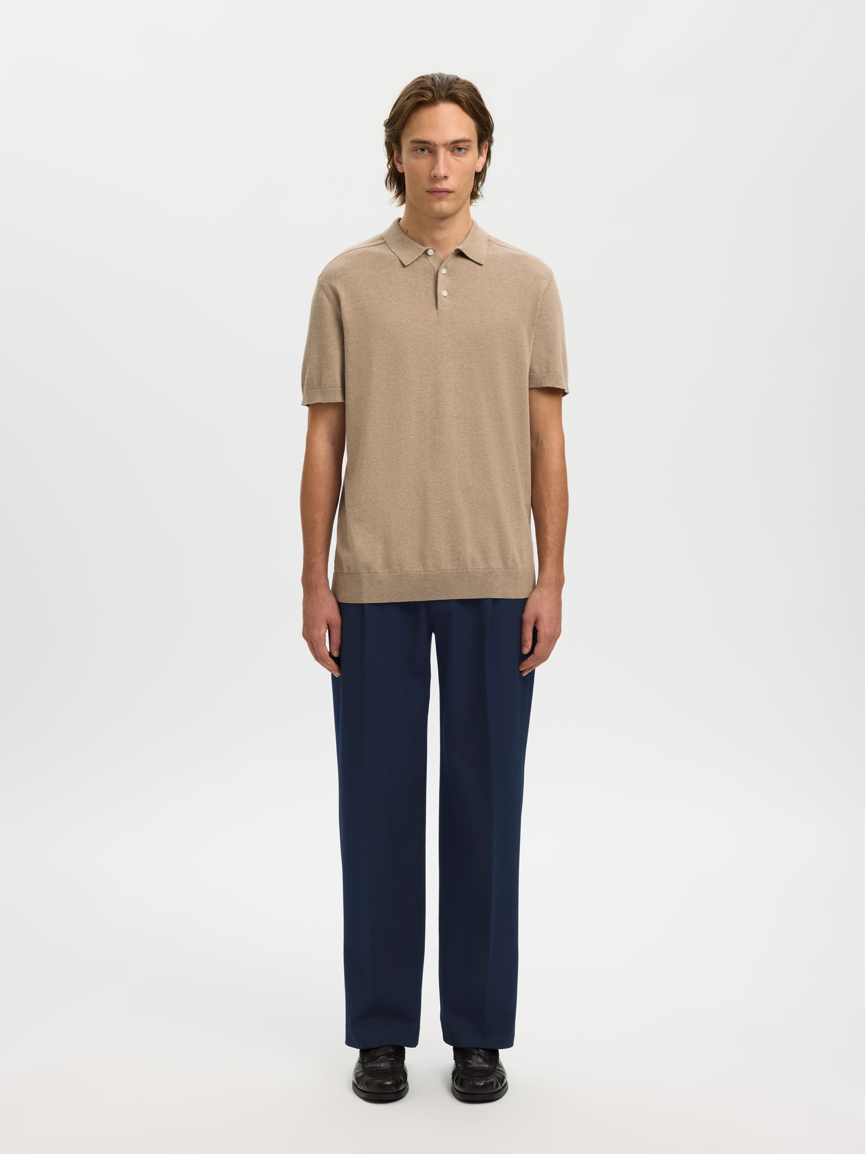 220 CORTE HOLGADO PANTALONES, Navy Blazer, highres