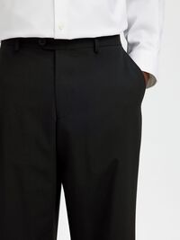220 LOOSE FIT  SUIT TROUSERS, Black, highres