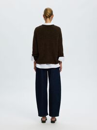 WOOL BLEND KNITTED JUMPER, Delicioso, highres