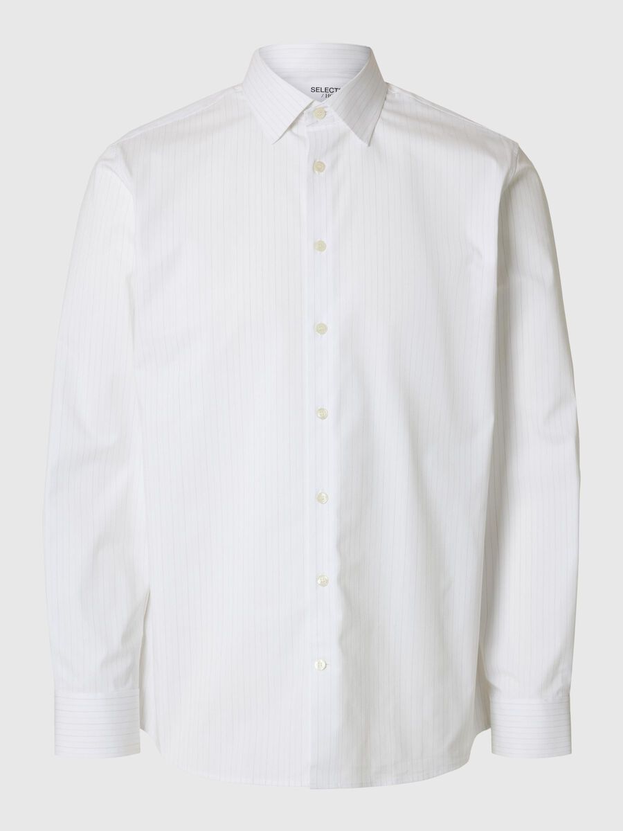 Selected STRETCH SLIM FIT SHIRT, Bright White, highres - 16096901_BrightWhite_1190961_001.jpg