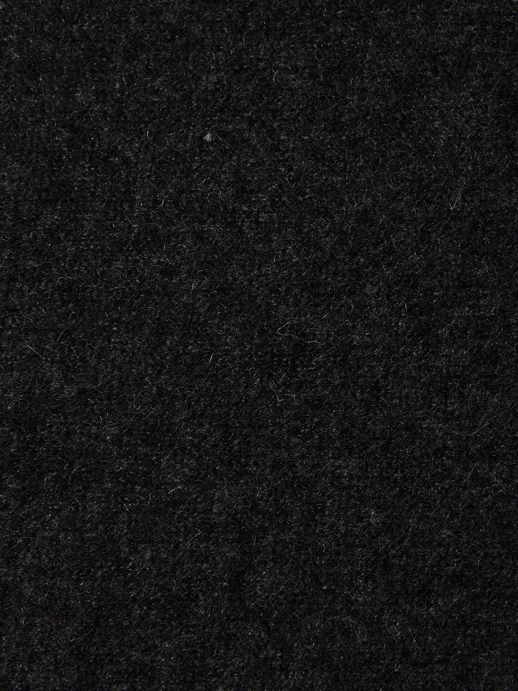 100% CASHMERE SCARF, Black, highres