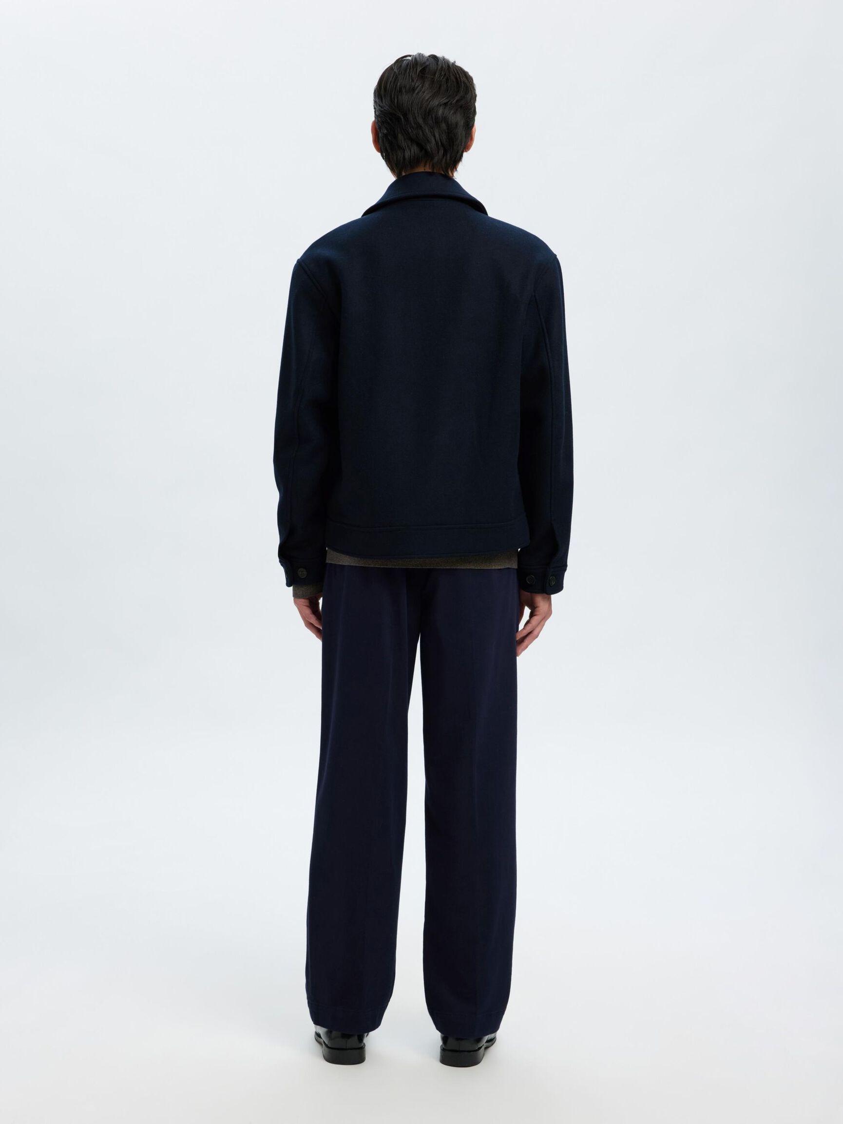 WOLLMIX KURZJACKE, Sky Captain, highres