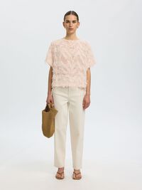 BOAT NECK TOP, Pale Dogwood, highres