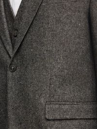 COUPE CLASSIQUE BLAZER, Grey, highres
