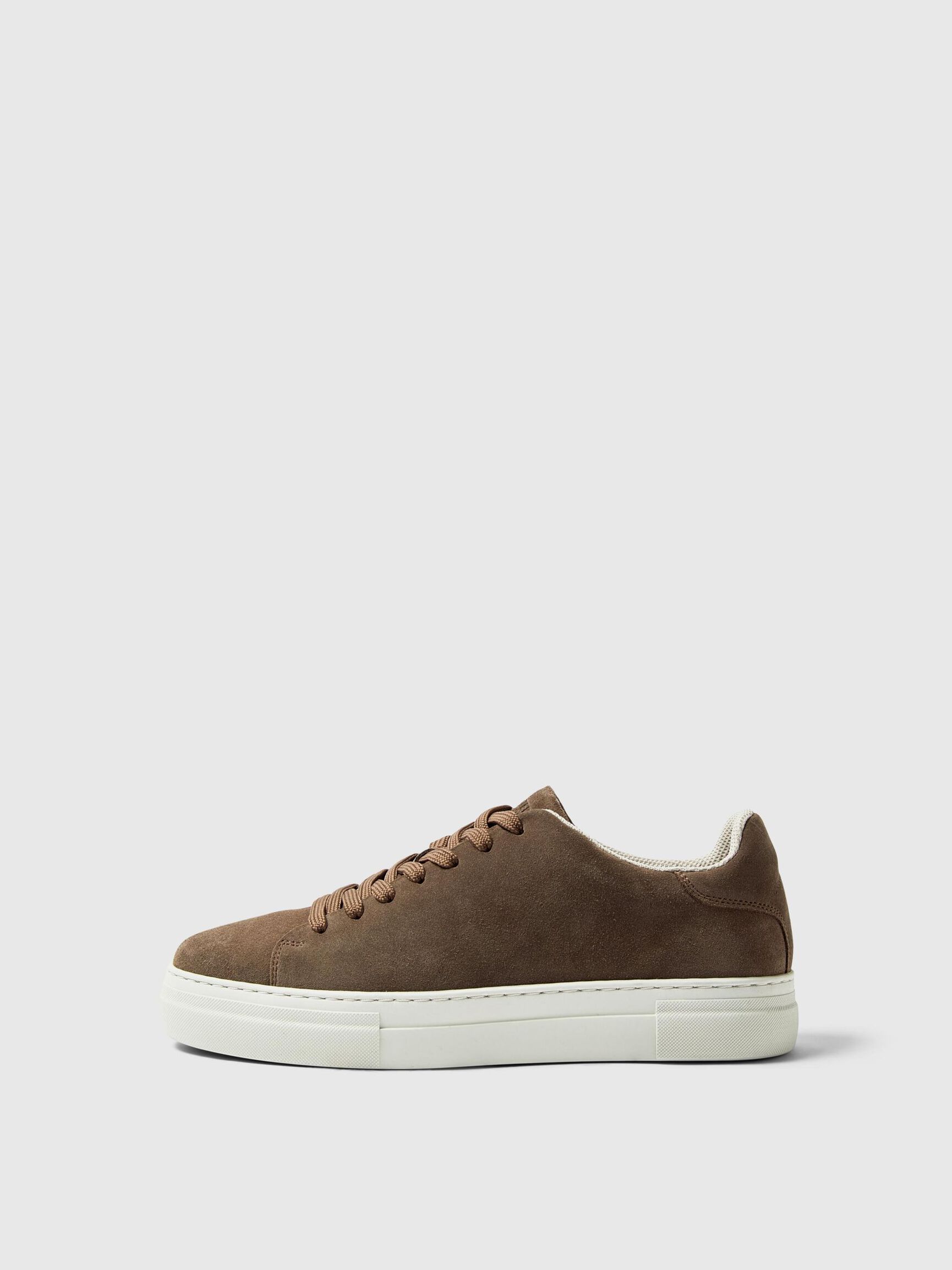 CHUNKY WILDLEDER SNEAKERS, Almondine, highres