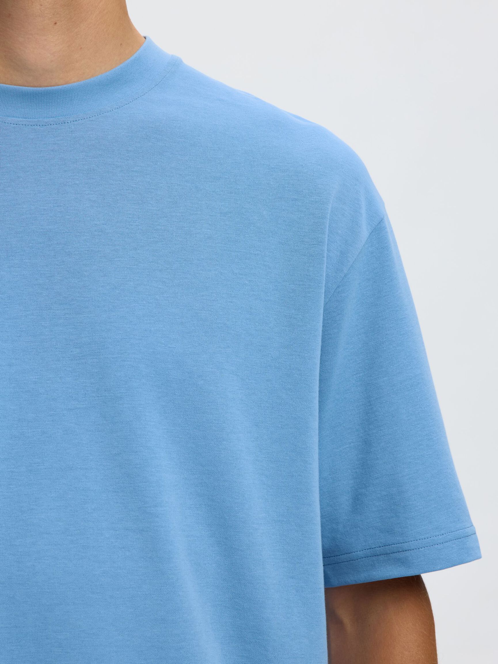 LOOSE FIT T-SHIRT, Blissful Blue, highres