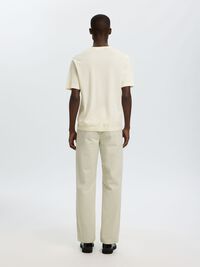 COTON T-SHIRT, Egret, highres