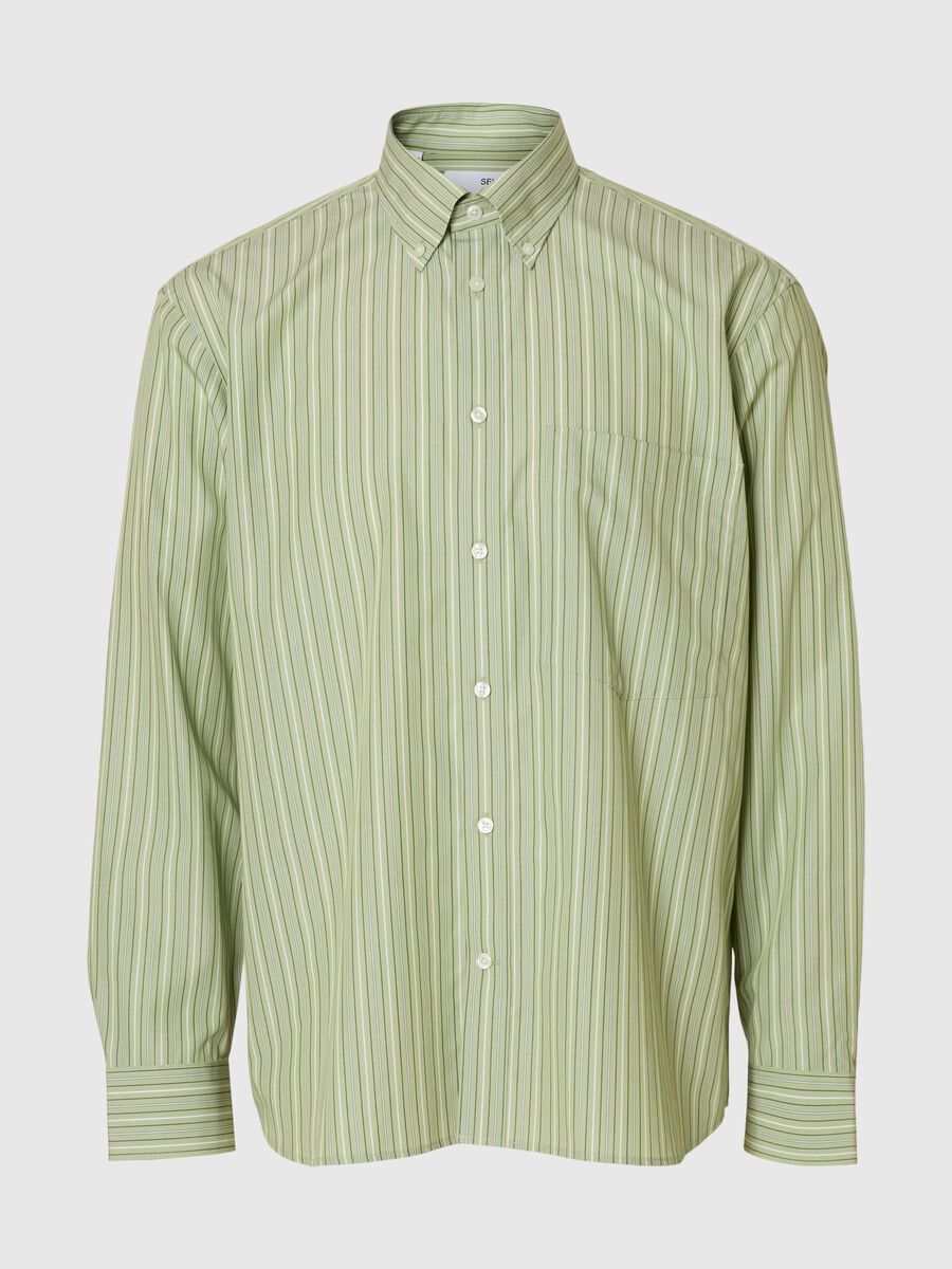 Selected RELAXED FIT BUTTON-DOWN OVERHEMD, Iceberg Green, highres - 16099036_IcebergGreen_1214272_001.jpg