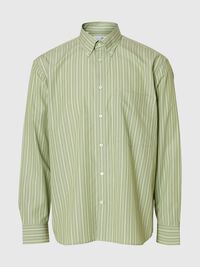 RELAXED FIT BUTTON-DOWN SHIRT, Iceberg Green, highres