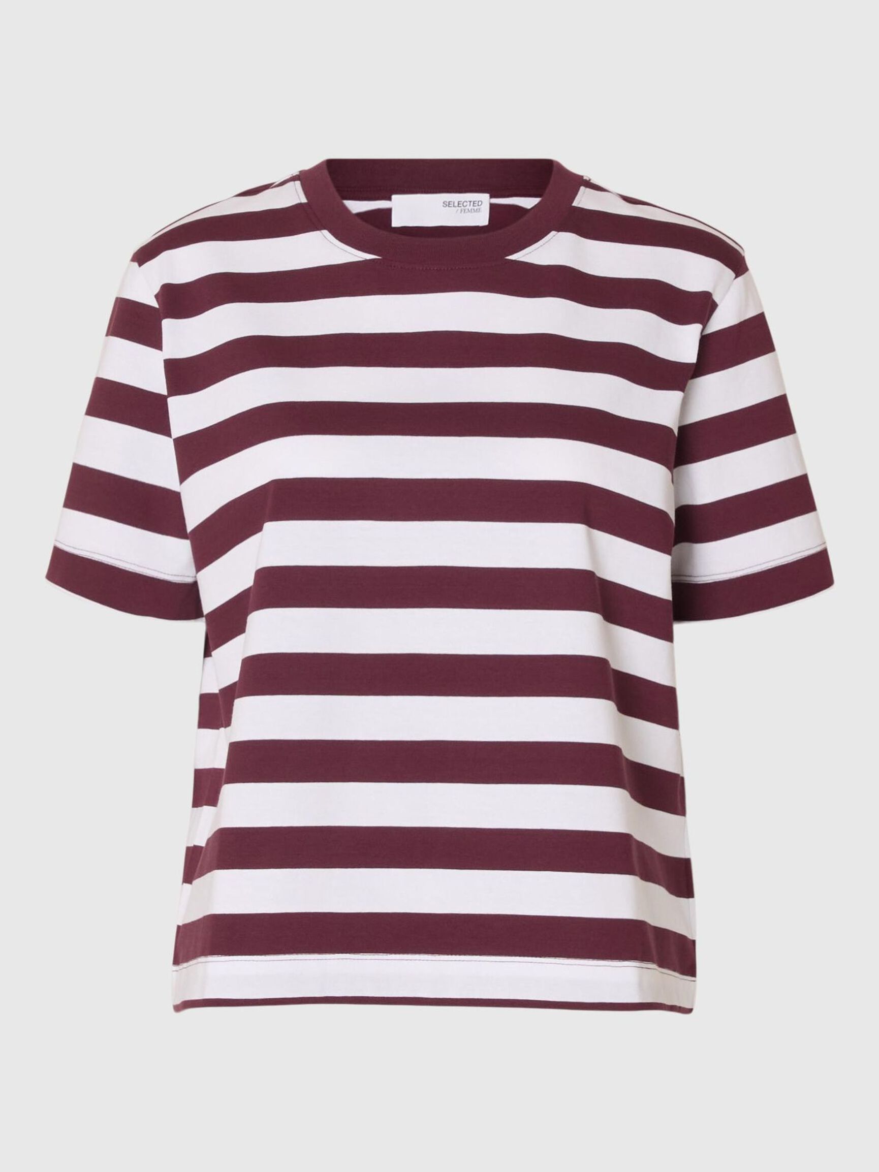 STRIPED BOXY FIT T-SHIRT, Fig, highres