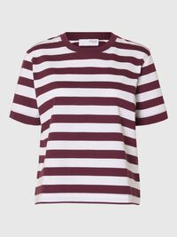 STRIPED BOXY FIT T-SHIRT, Fig, highres