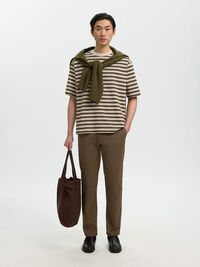 RELAXED FIT T-SHIRT, Oatmeal, highres