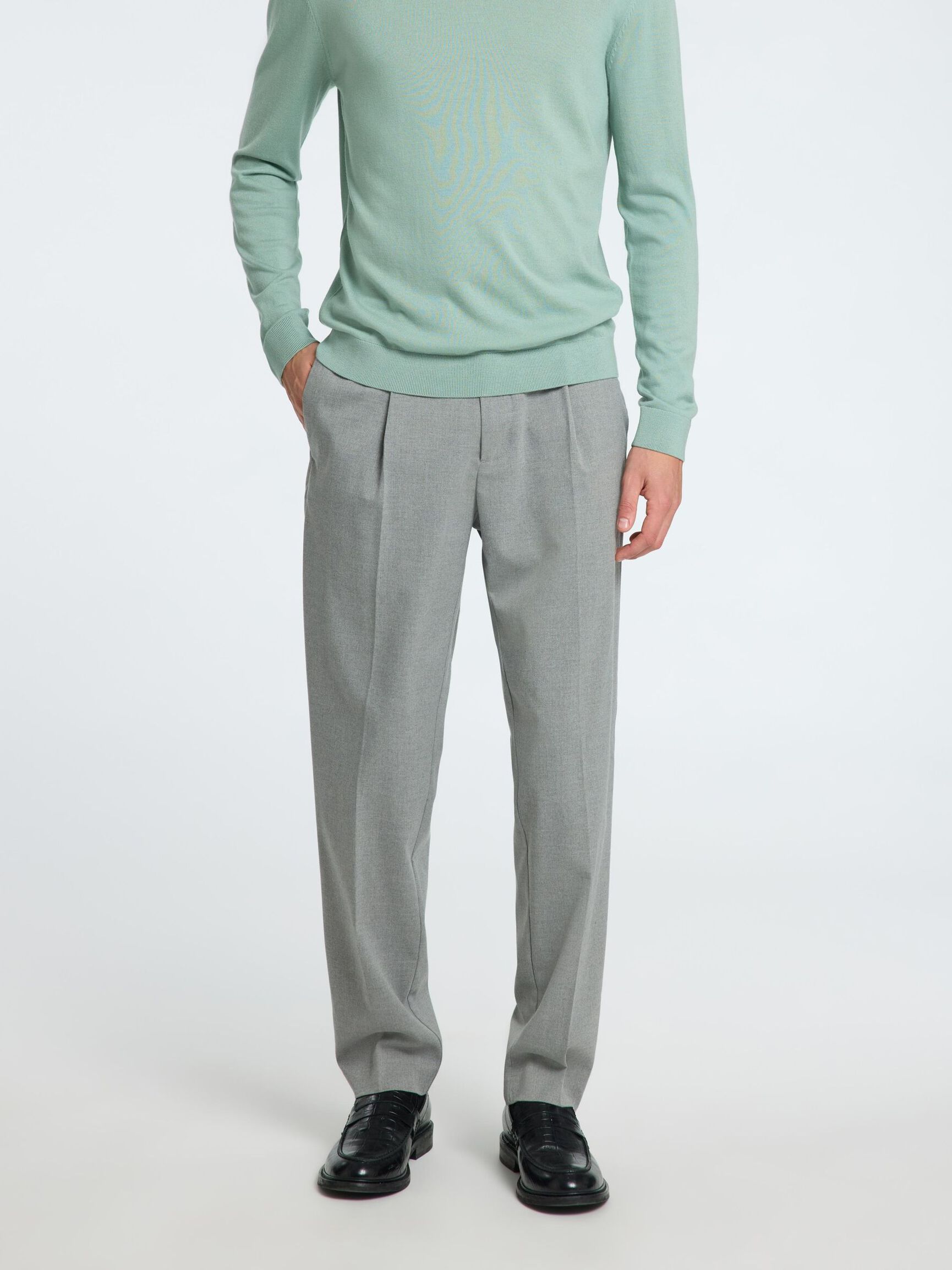 HOUSUT, Medium Grey Melange, highres