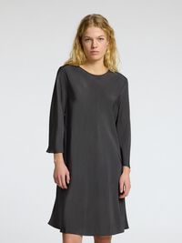 VISCOSE MINI DRESS, Volcanic Ash, highres