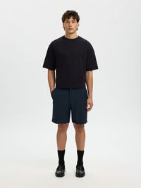 REGULAR FIT CHINO SHORTS, Dark Sapphire, highres