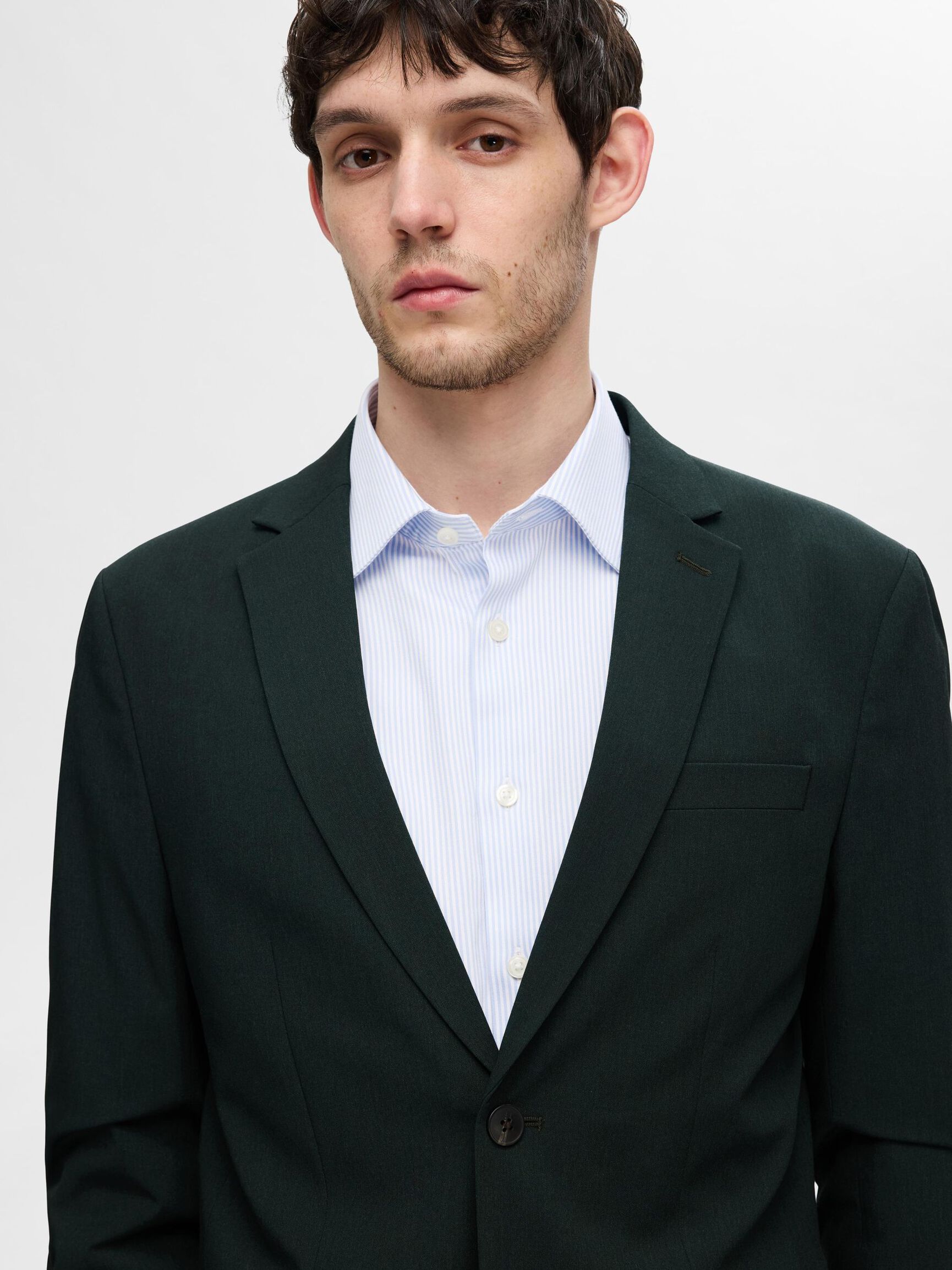 SLIM FIT HEMD, Cashmere Blue, highres