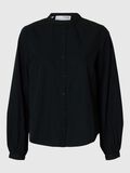 Selected 100% BAUMWOLL LANGARMHEMD, Black, highres - 16097908_Black_001.jpg