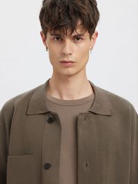 REGULAR FIT CARDIGAN, Bungee Cord, highres