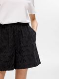 Selected BRODERIE ANGLAISE SHORTS, Black, highres - 16095103_Black_006.jpg