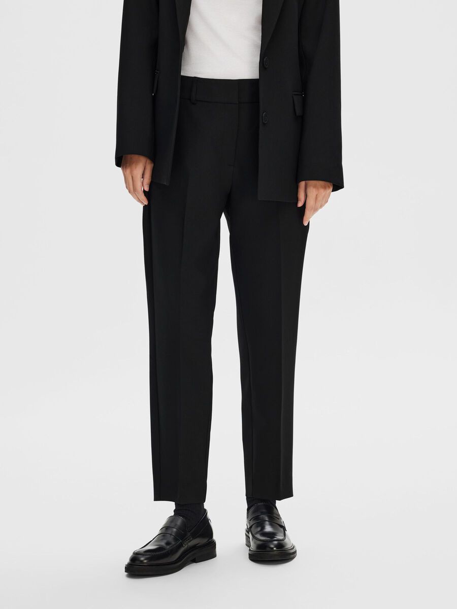 Selected SLIM FIT BESKURNA BYXOR, Black, highres - 16089261_Black_003.jpg
