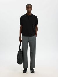 EN MAILLE POLO, Black, highres