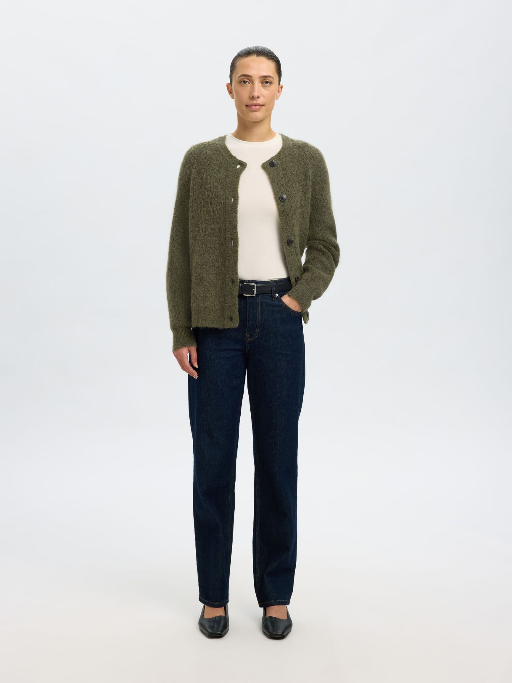 LONG-SLEEVED CARDIGAN, Kalamata, highres