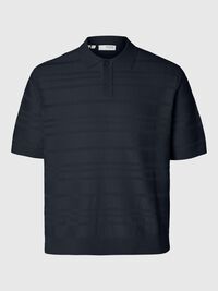 CAMICIA POLO IN MAGLIA, Sky Captain, highres