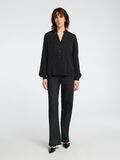 Selected VISCOSEMIX SHIRT MET LANGE MOUWEN, Black, highres - 16096259_Black_005.jpg