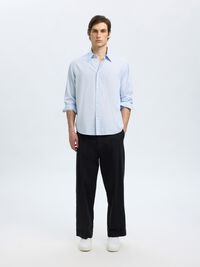 RELAXED FIT  SHIRT, Light Blue, highres