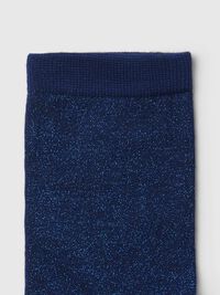 KNITTED GLITTER SOCKS, Ocean Cavern, highres