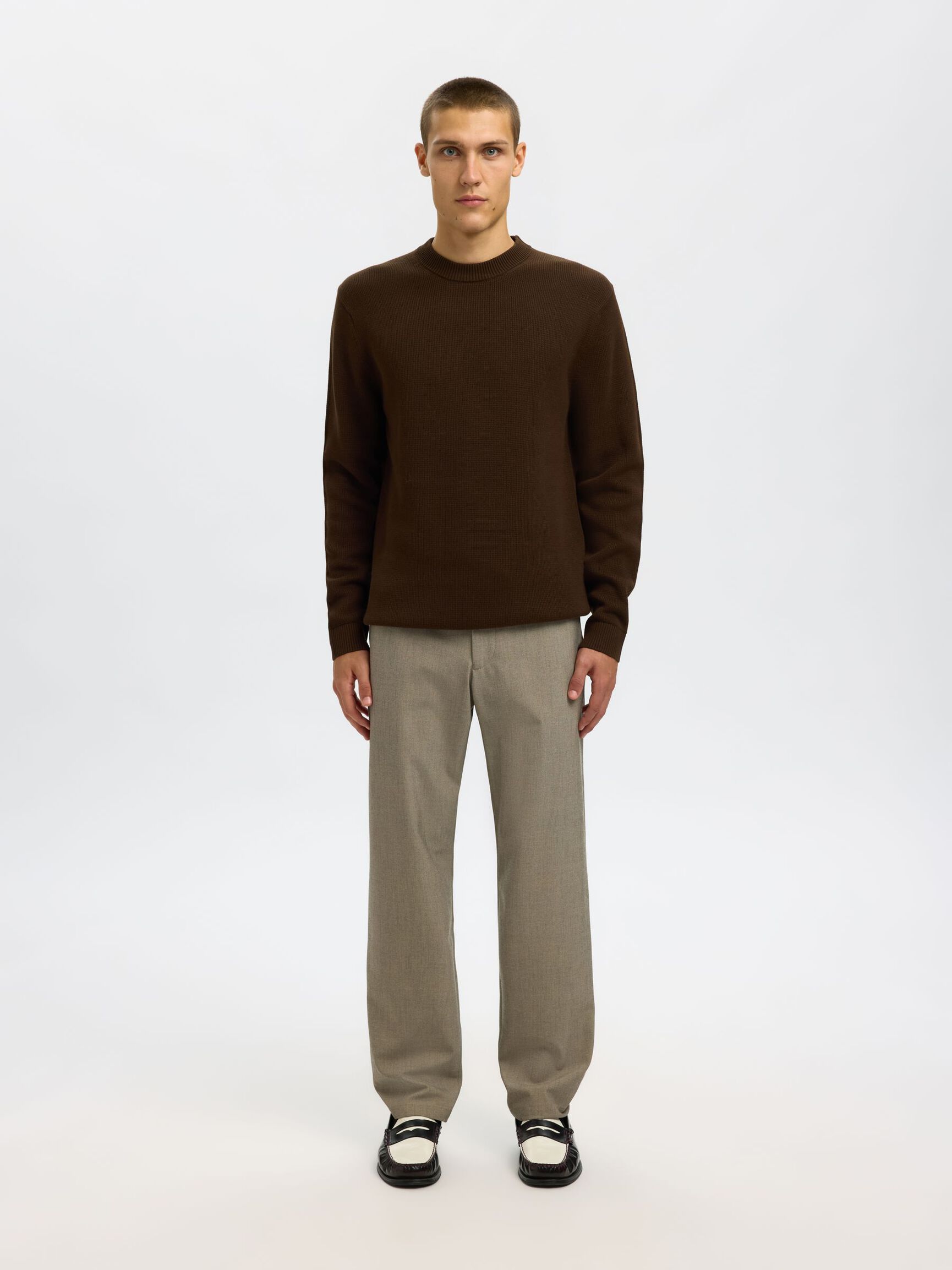 CREWNECK JUMPER, Demitasse, highres