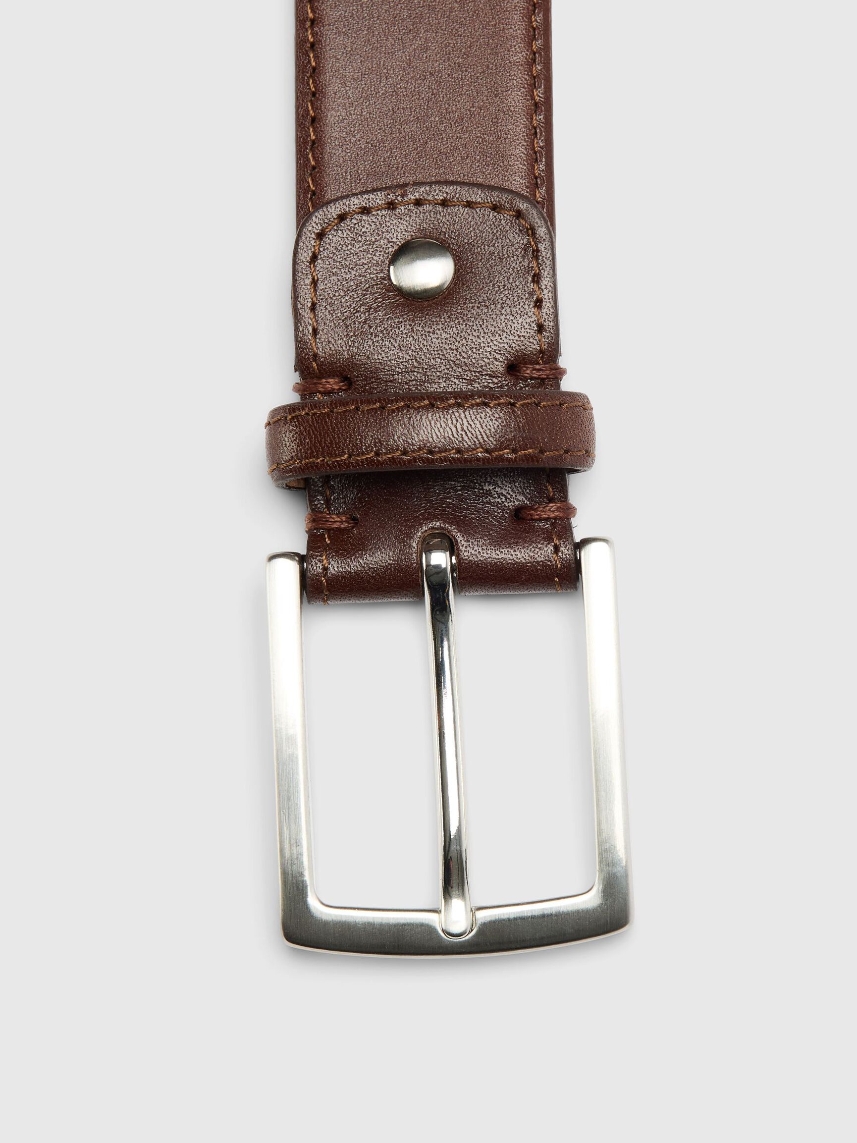 LEATHER  BELT, Rustic Brown, highres