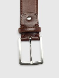 LEATHER  BELT, Rustic Brown, highres