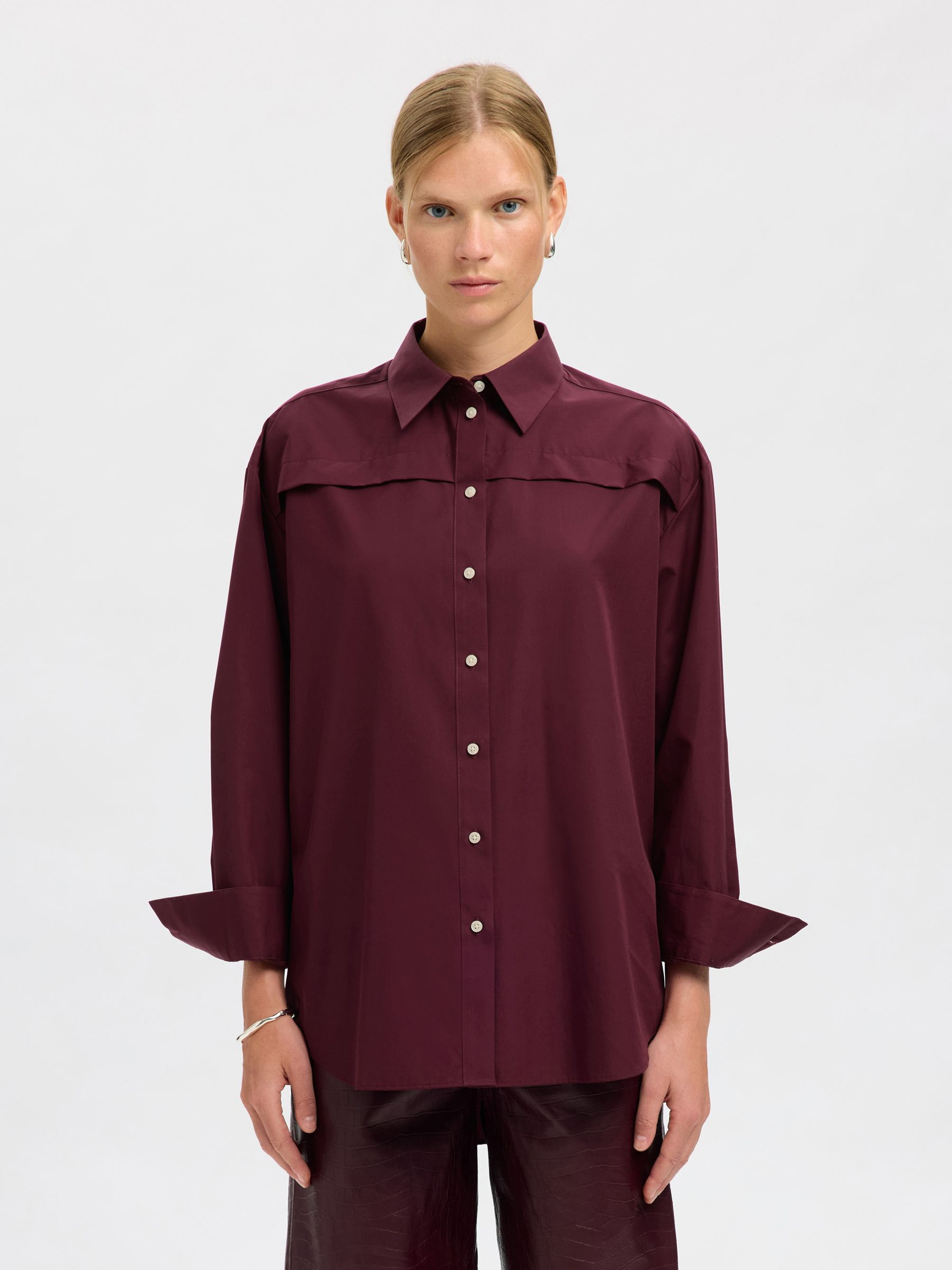CAMICIA A MANICHE LUNGHE, Fig, highres