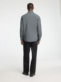 Selected LONG SLEEVED FLANNEL SHIRT, Dark Navy, highres - 16095733_DarkNavy_1143929_004.jpg