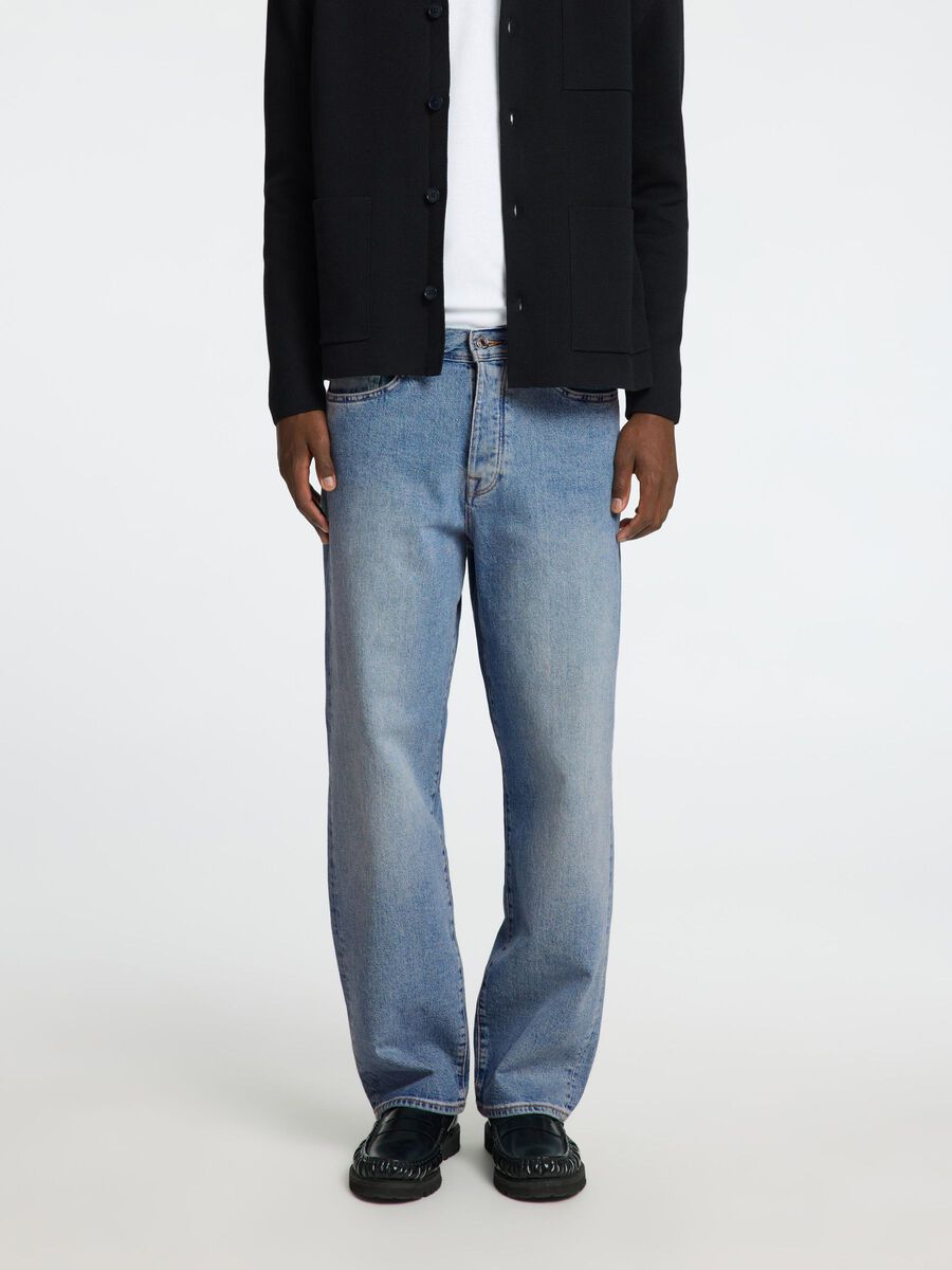 Selected 220 LOOSE-FIT JEANS, Blue Denim, highres - 16096287_BlueDenim_003.jpg