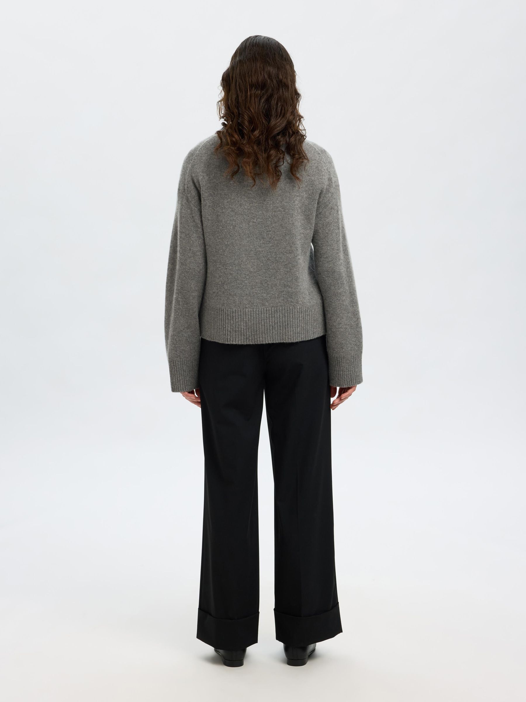 PULLOVER, Medium Grey Melange, highres