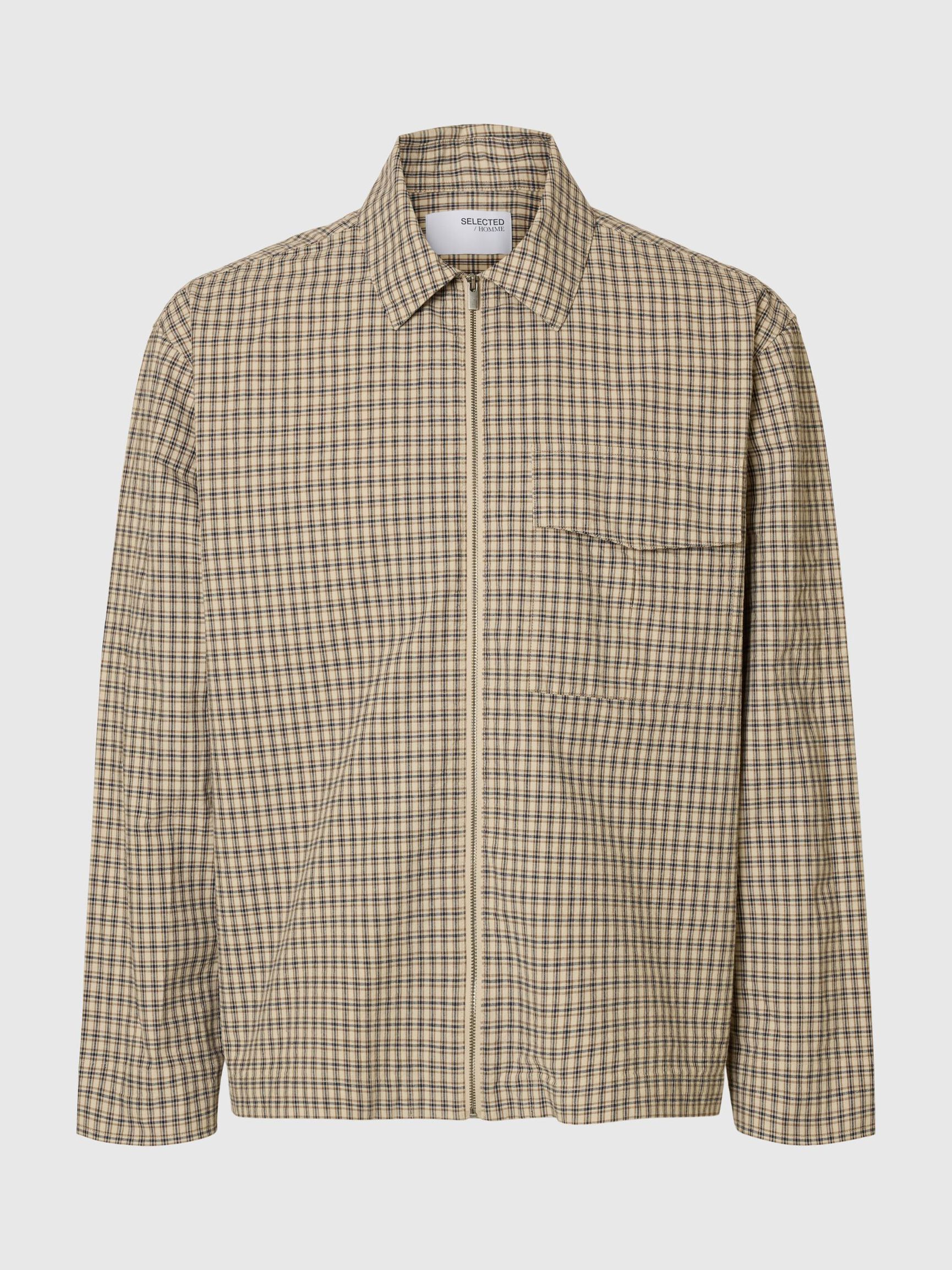 RELAXED FIT  OVERSHIRT, Pure Cashmere, highres