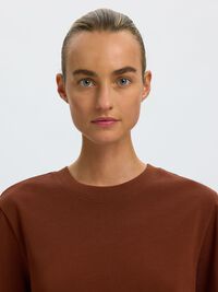 BOXY T-SHIRT, Cherry Mahogany, highres