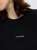Selected SHORT SLEEVED COTTON T-SHIRT, Black, highres - 16096815_Black_1165690_006.jpg