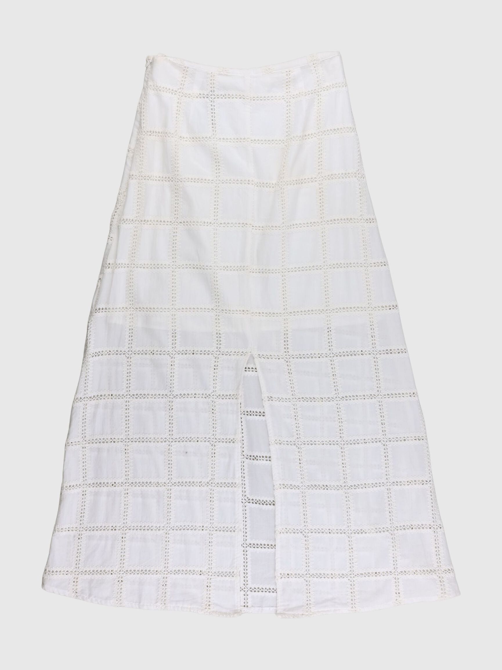 KATOENEN MAXI ROK, Bright White, highres