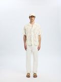 Selected BEDRUKT OVERHEMD MET KORTE MOUWEN, Egret, highres - 16091381_Egret_1184043_008.jpg