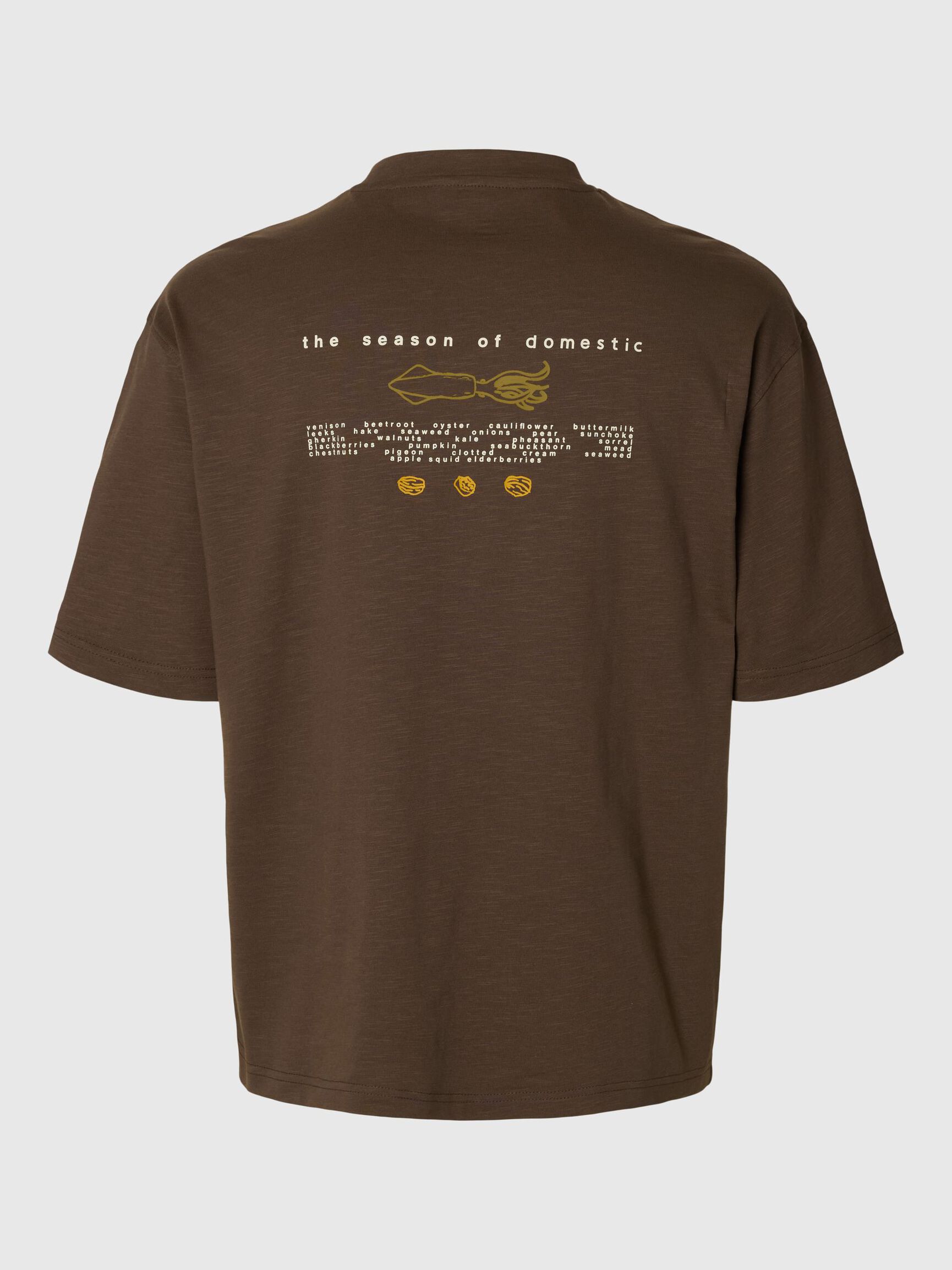 IMPRIMÉE T-SHIRT, Turkish Coffee, highres