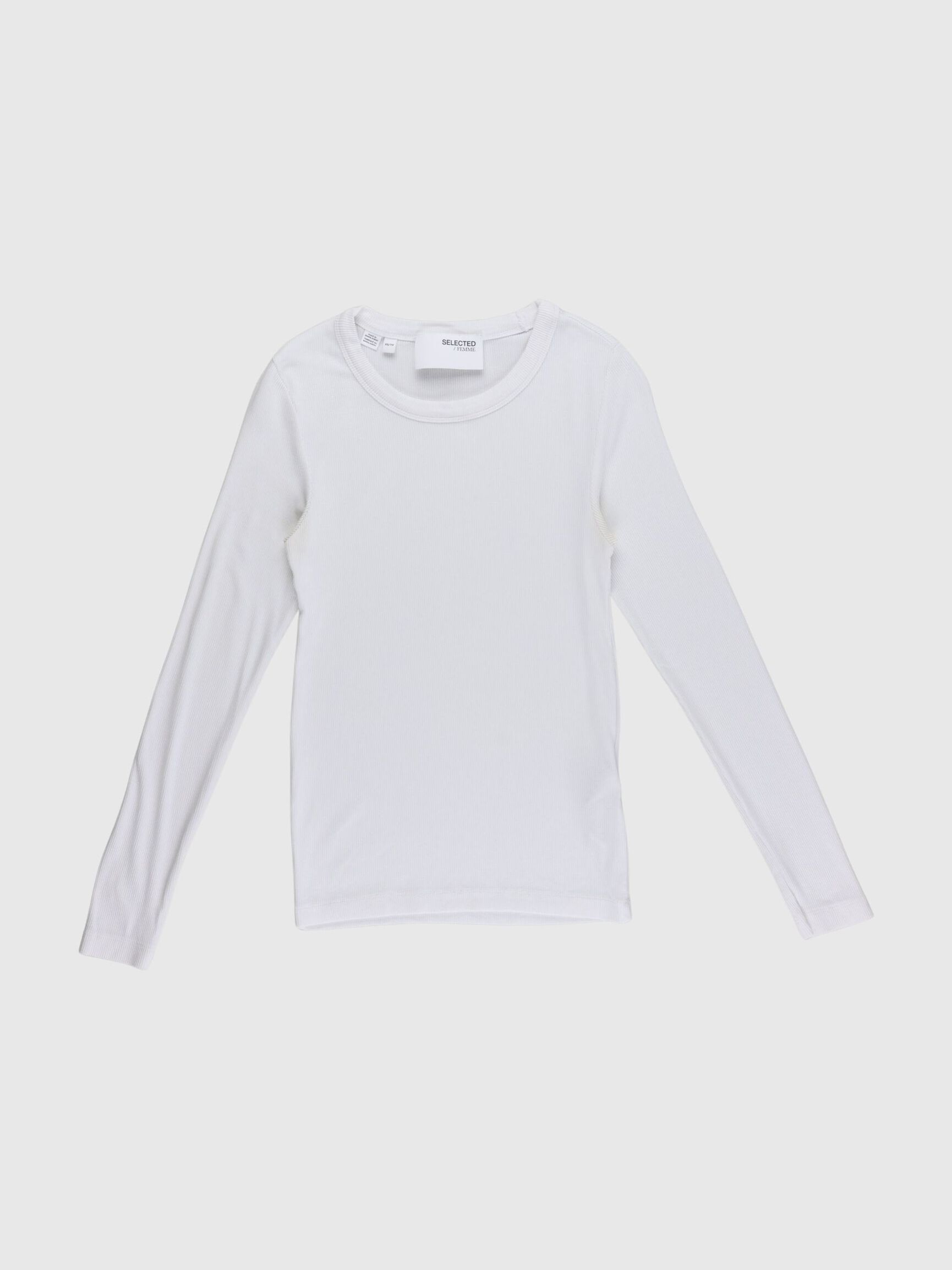 LONG-SLEEVED T-SHIRT, Bright White, highres