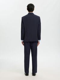 RELAXED FIT DOUBLE-BREASTED BLAZER, Navy Blazer, highres