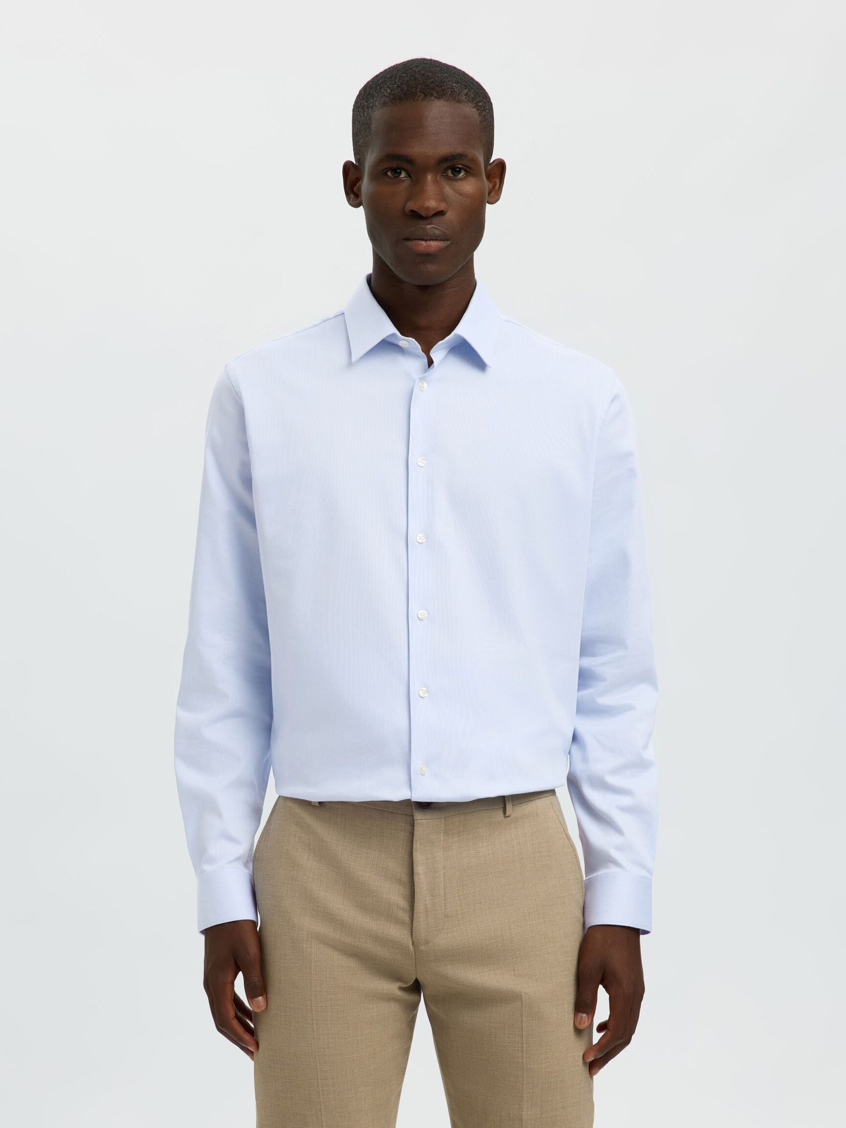 CORTE SLIM CAMISA, Light Blue, highres