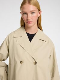 KORT TRENCHCOAT, Island Fossil, highres