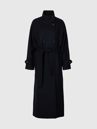 WOOL BLEND  COAT, Sky Captain, highres