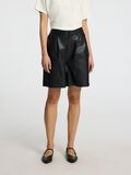 Selected HOOG GETAILLEERD LEREN SHORT, Black, highres - 16095120_Black_003.jpg